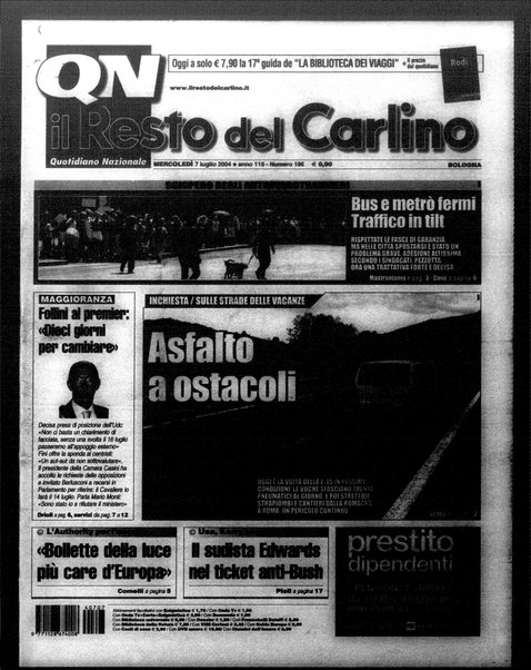 Il Resto del Carlino : giornale dell'Emilia